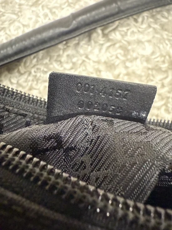 Gucci Leather Trimmed Nylon Hobo Bag - Picture 16 of 16